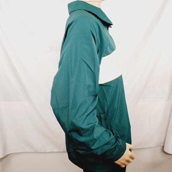 Adidas Men's Lifestyle NY Windbreaker IS3318 Collegiate Green Size Large L - Picture 4 of 6